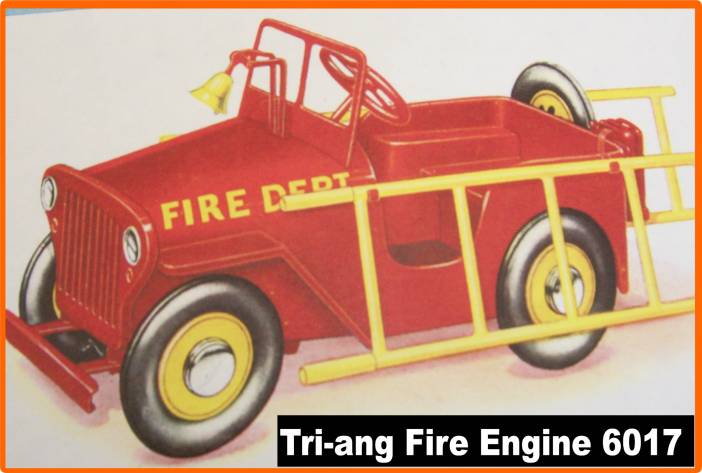 TRI-ANG JEEP FIRE ENGEN 6017